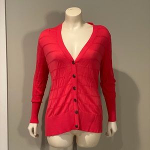 Hot pink merona cardigan